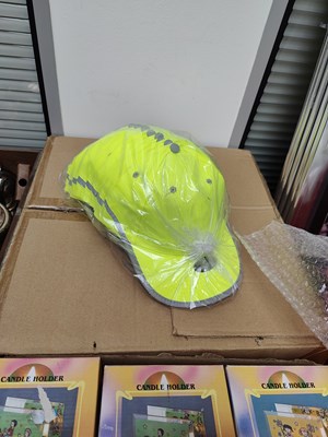 Lot 179 - Qty of yellow safety hi viz baseball caps