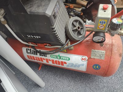 Lot 55 - Clarke Warrior Oilless Air Compressor