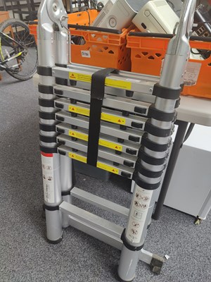 Lot 195 - Folding Extendable Ladder