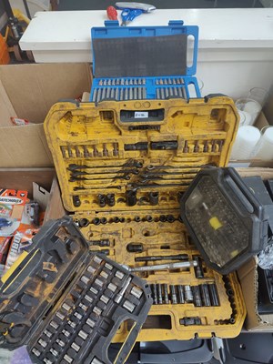Lot 4 - 4 boxes of DIY socket sets