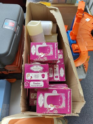 Lot 302 - Box containing LED candles