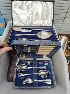 Lot 175 - Large qty of epns cutlery sets in boxes
