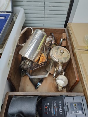 Lot 178 - Qty of EPNS including tea pots and goblet