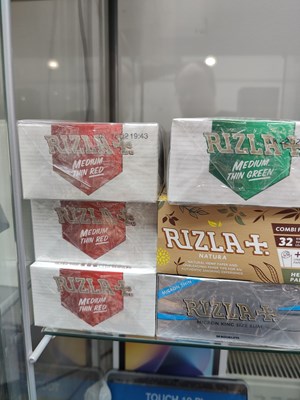 Lot 96 - 6 Boxes of Assorted Rizla Rolling Papers Sealed