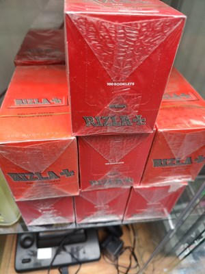 Lot 105 - Large qty red rizla papers
