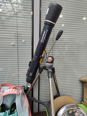 Lot 189 - Celestron telescope on tripod stand