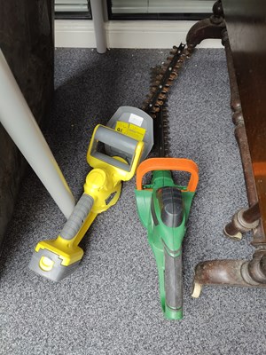 Lot 199 - 2 Electric hedge cutters with no chargers