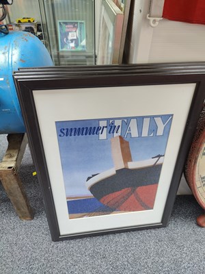 Lot 119 - Set of 3 framed prints