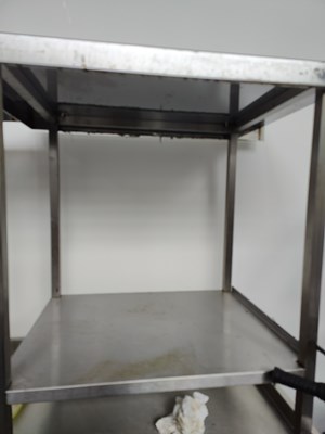 Lot 227 - Medium catering table