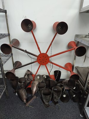 Lot 221 - Large ceiling lights