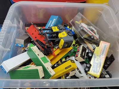 Lot 36 - Large box of die cast vehicles