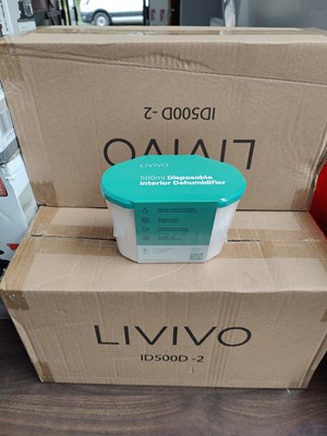 Lot 9 - 3 Boxes of Dehumidifiers