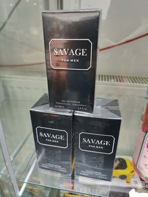 Lot 90 - 3 gents Savage aftershave