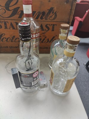 Lot 269 - Whisky bottle with internal string lights for decoration
