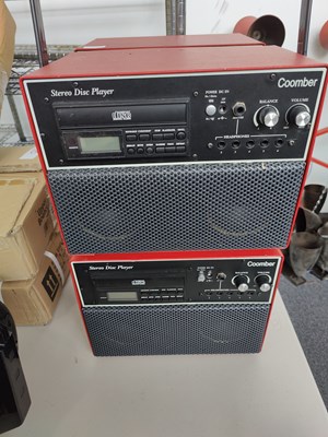 Lot 219 - 4 educational coomber stereo disc player
