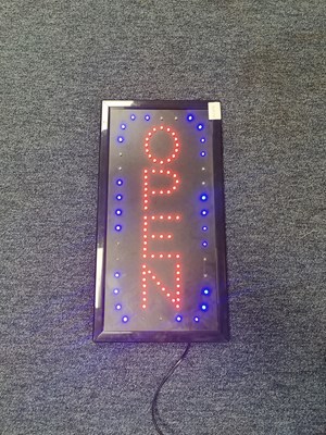 Lot 124 - LED Open Sign fully working