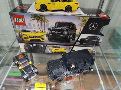 Lot 92 - 3 Built Lego Car's with Original Boxes & Instructions
