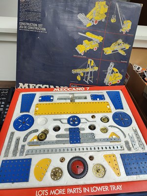 Lot 23 - Vintage Mecano Building Set, Orginal Box & All Pieces