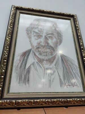 Lot 80 - Self Portrait of Andrew Vicari "Painter of Kings"