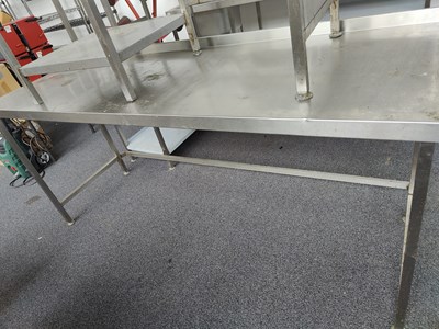 Lot 224 - Commercial catering workbench
