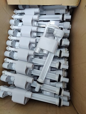 Lot 192 - Box containing large qty of toilet parts