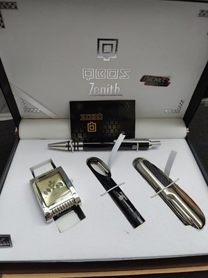 Lot 169 - Zenith box gift set Inc watch and pen