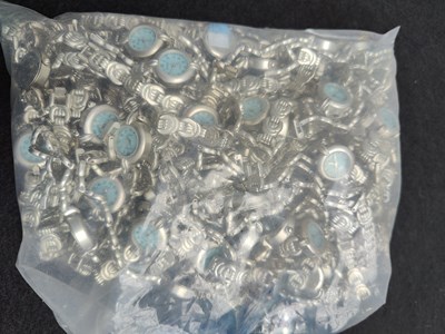 Lot 166 - Large qty of ladies watches with blue faces