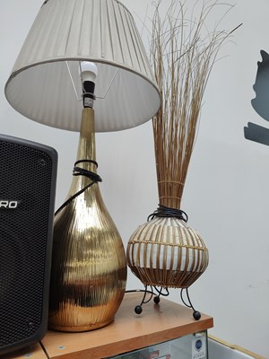 Lot 82 - 2 large decorative lamps