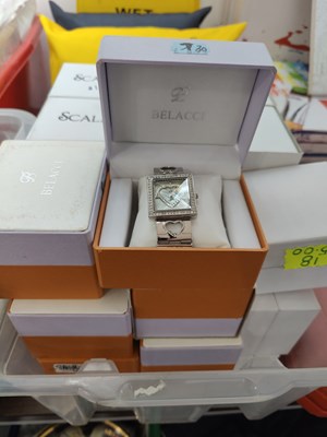 Lot 37 - Box containing large qty of watches