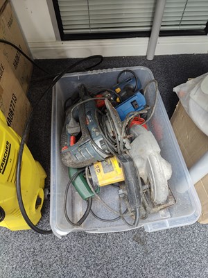Lot 179 - Qty of Tools. Jigsaws, Drills etc