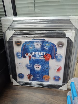 Lot 167 - 2 framed rangers themed pictures