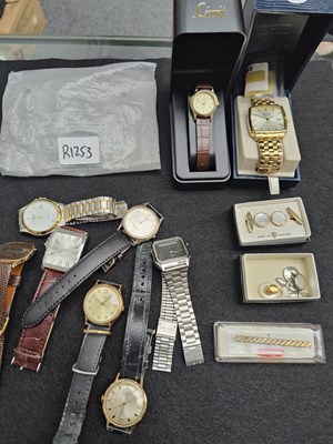 Lot 132 - Qty of Watches & Cufflinks including sekonda