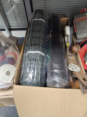 Lot 181 - Box of Household Miscellaneous & Tools