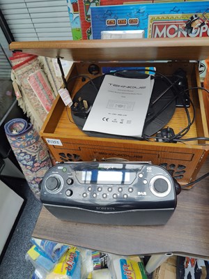 Lot 156 - Teknique Record/CD/Cassette Player & roberts DAB radio