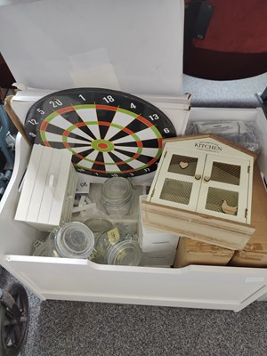 Lot 238 - Toy box containing qty of misc products