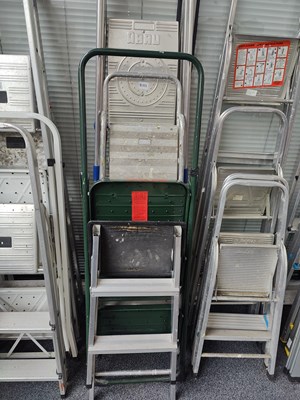 Lot 188 - Qty of Step Ladders in various styles