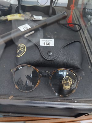 Lot 166 - Ray-ban ladies sunglass in case