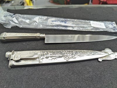 Lot 135 - Elmo inox Brasil decorative knife with sheath