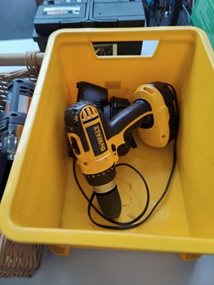 Lot 208 - Dewalt drill and charger