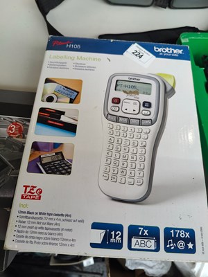 Lot 224 - Brother label maker