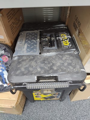 Lot 176 - Stanley tool chest with contents
