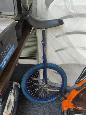 Lot 223 - Blue Unicycle