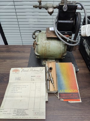 Lot 167 - Brook Gryphon fractional horse power motor with paperwork and tools. Original receipt present