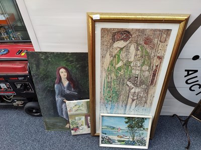 Lot 118 - Job lot of pictures and artwork
