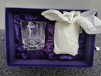 Lot 82 - 2 Edinburgh crystal glasses in original display box