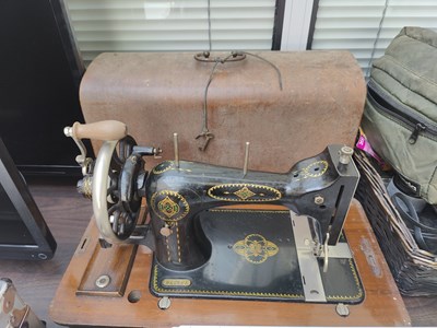 Lot 210 - Vibra Sewing Machine With Case
