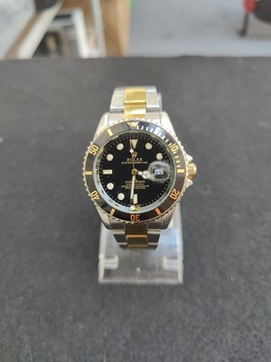 Lot 182 - Gents watch bearing rolex logo