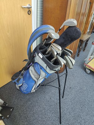 Lot 230 - Ping bag with golf clubs