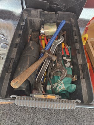 Lot 288 - Stanley Toolbox with asstd tools