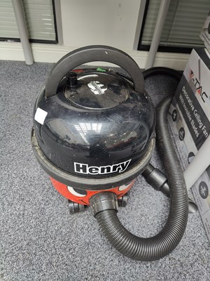 Lot 60 - Henry red hoover with nozzle